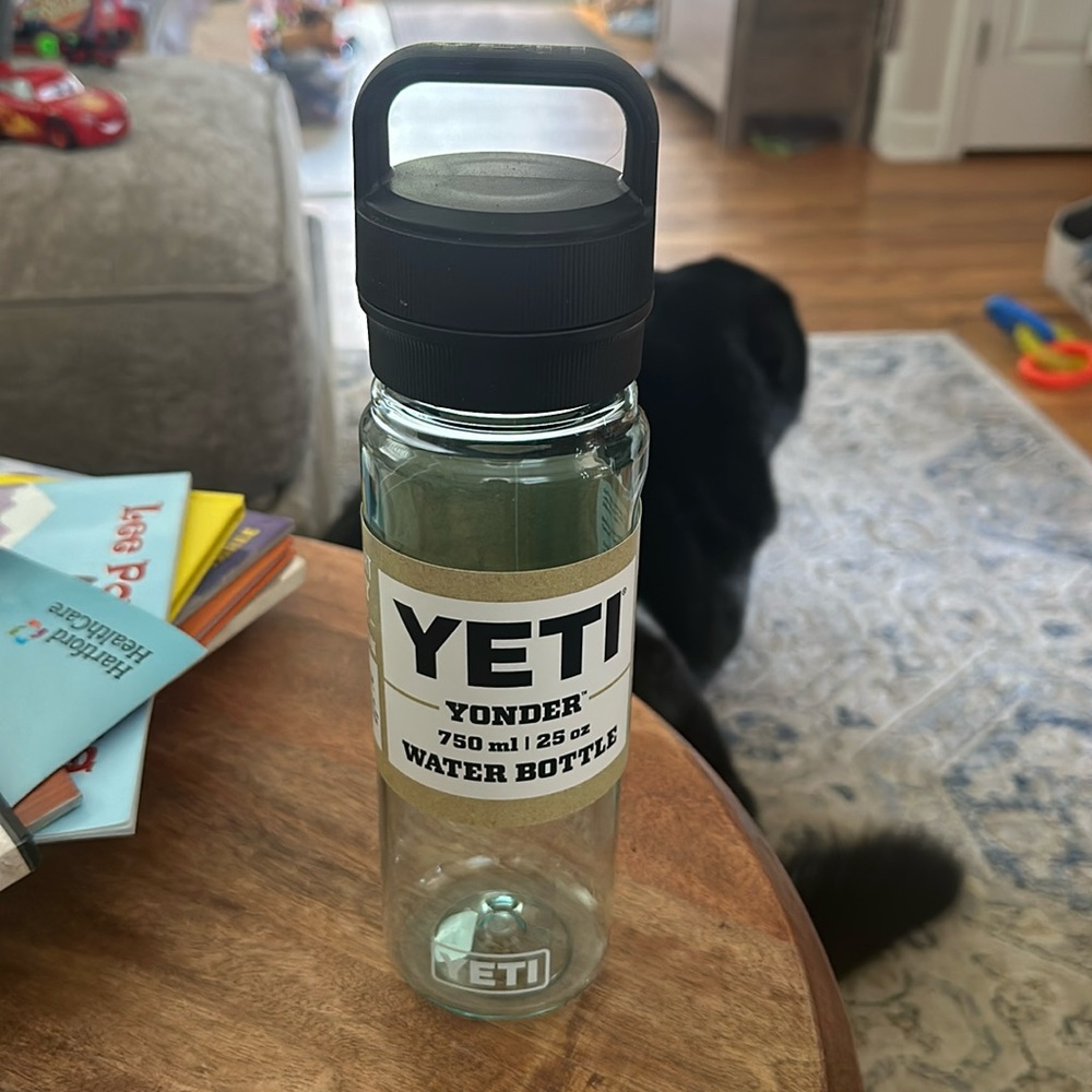 Yeti water bottle. Seafoam color